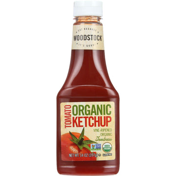 Woodstock Organic Tomato Ketchup, 12 Ounce (Pack of 16)
