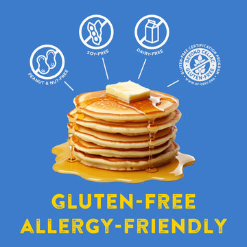 Kinnikinnick Pancake & Waffle Mix - Gluten Free, Vegan - 16 oz. Boxes - 6 Pack