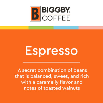 Biggby Espresso Whole Bean Coffee, 12Oz Bag, Dark Roasted
