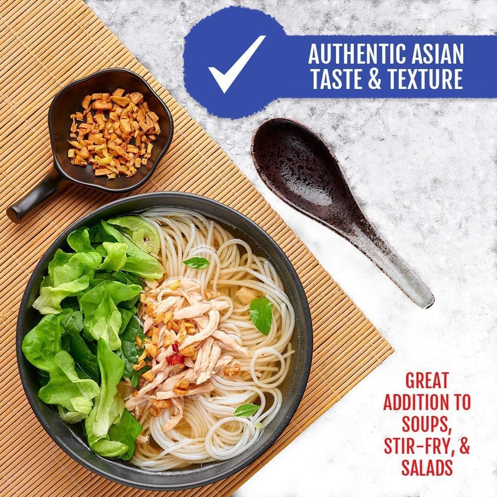 Best of Thailand Rice Noodle Sticks - Non-GMO, Gluten-Free, Kosher for Passover, 3mm