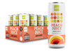 ALO Slim Can Juice, Peach Flavored Juice| 10.82 fl oz, Pack of 12 | Plant-Based Beverage, 100% Natural Juice