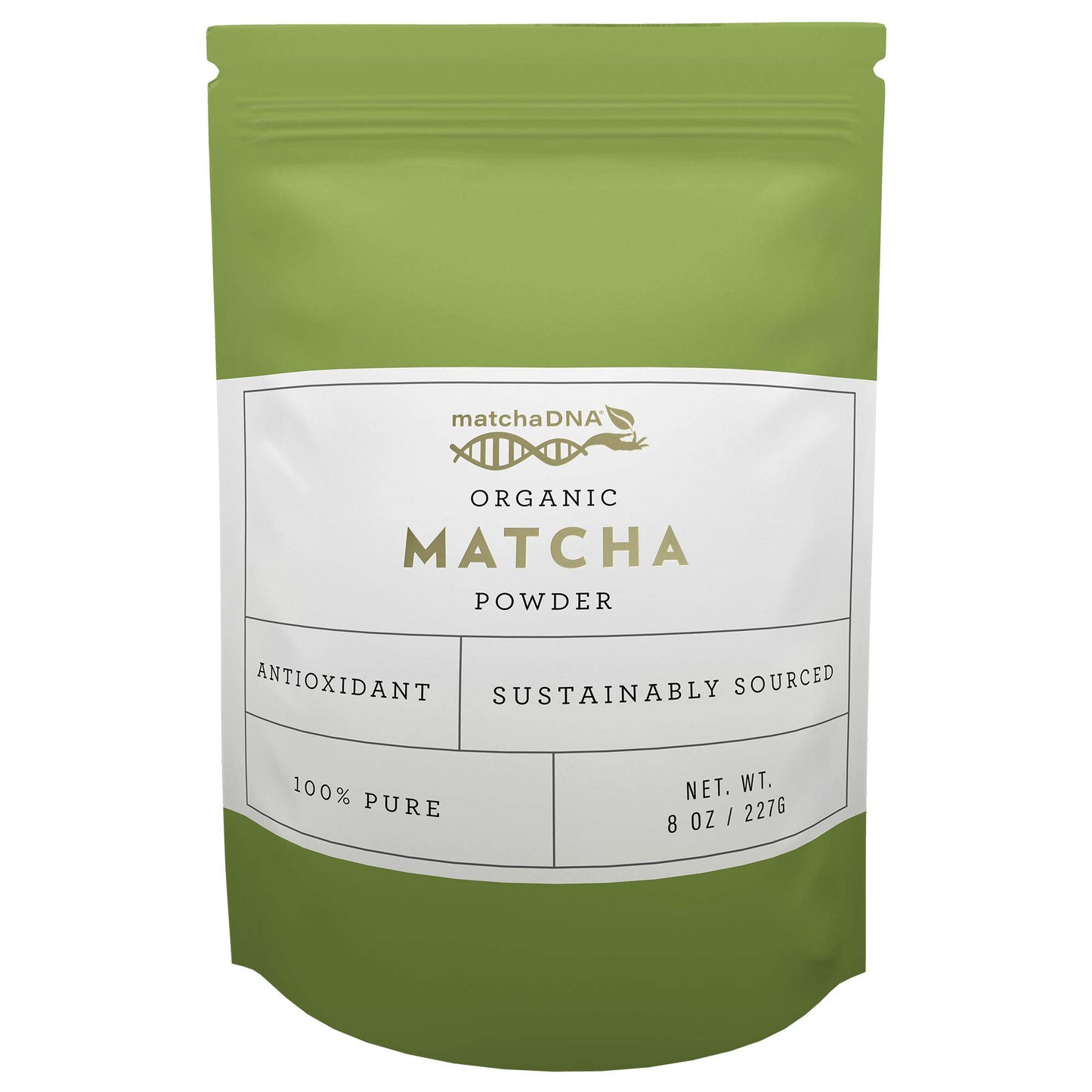 Matcha Dna Green Tea Powder Culinary Grade Powdered High In Antioxidants Usda Organic, 8 Ounce