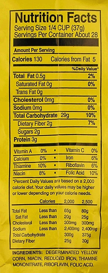 Moss Water Ground Yellow Corn Grits 2 Lbs