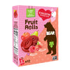 Bear Valentines Day Strawberry & Raspberry Fruit Rolls Variety Pack, 12 Pack (2 Rolls Per Pack) - Gluten Free, Vegan, and Non-GM