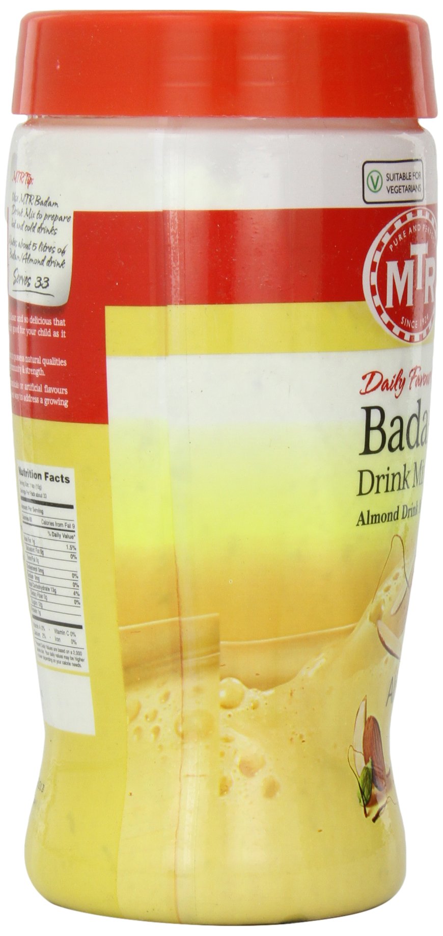 Mtr Daily Favourites Badam Drink Mix (Almond Drink Mix), 500 Grams