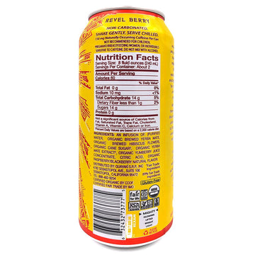 Guayaki Organic Yerba Mate, Revel Berry, 15.5 Ounce (Pack Of 12)