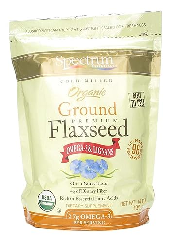 Spectrum Essential, Flaxseed Ground Organic, 14 Ounce