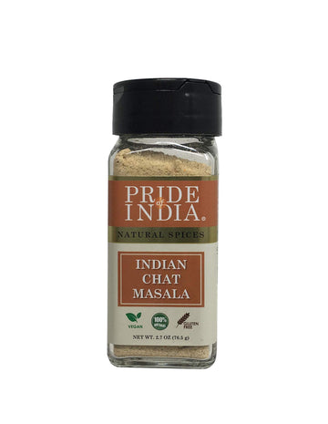 Pride Of India - Indian Chat Masala Seasoning Spice - Ideal For Savory Dishes - Perfect Seasoning For Drinks/Salads/Fruits - Pre