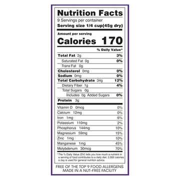 Jasberry Organic Superfood Rice, Whole Grain Purple Rice, Gluten-Free, Vegan, 15oz (3 Pack)