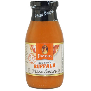 Paesana New Yorks Buffalo Pizza Sauce, Gluten Free, Kosher Certified, 8.5 OZ - Made in the USA (3 Pack)