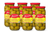 Mezzetta Colossal Castelvetrano Style Pitted Olives | Non-GMO, Gluten Free, Keto | 8 Ounce Drained Weight Jar (Pack of 6)