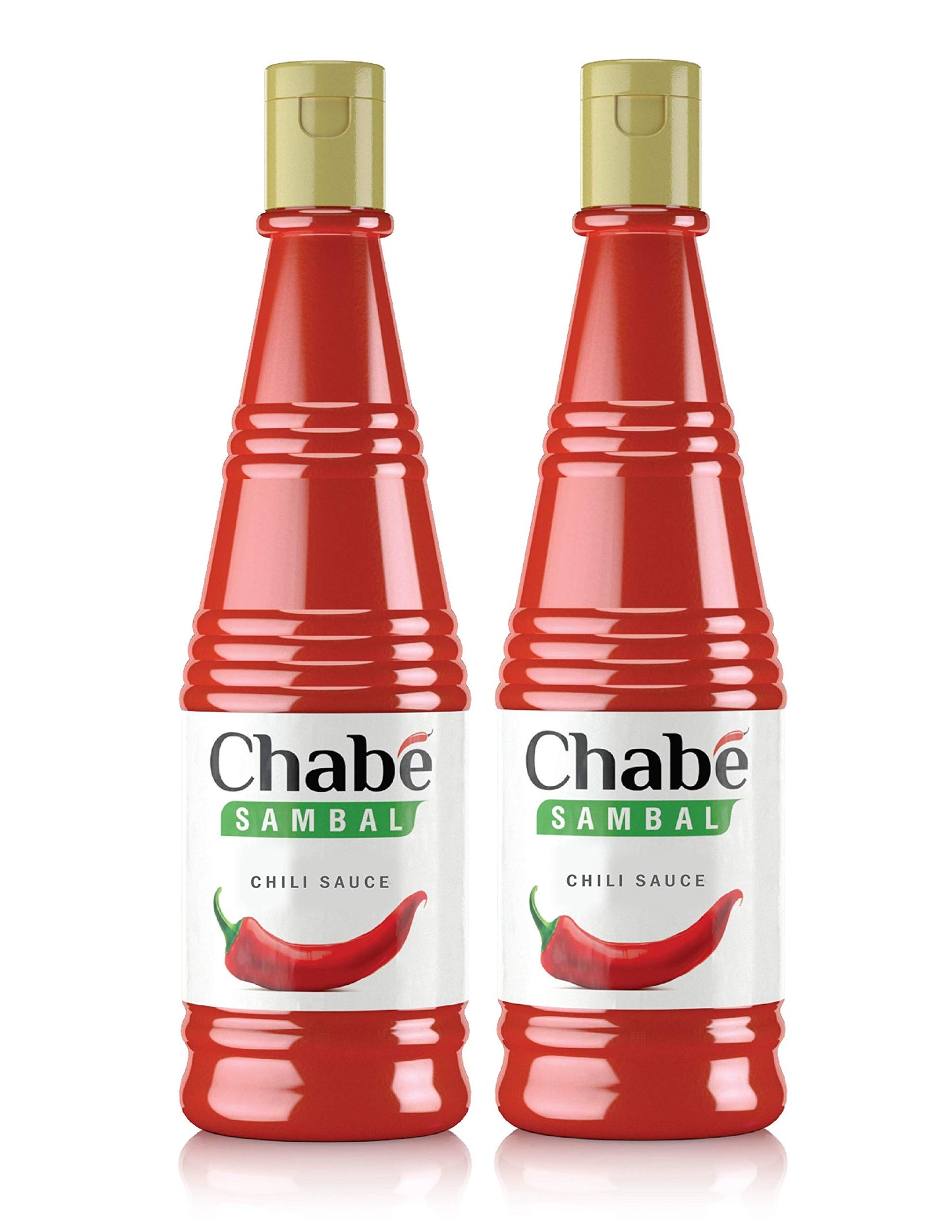 Chab Sambal Chili Sauce, Chabe Hot Sauce, Vegan Sweet Chili, Spicy Ketchup, Sriracha, From Fresh Garlic, Gluten-free, 10.9 Fl