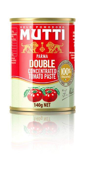 Mutti Double Concentrated Tomato Paste, 4.94 oz Can, 12 Pack - Italy’s #1 Canned Tomatoes, Vegan & Gluten Free, No Additives