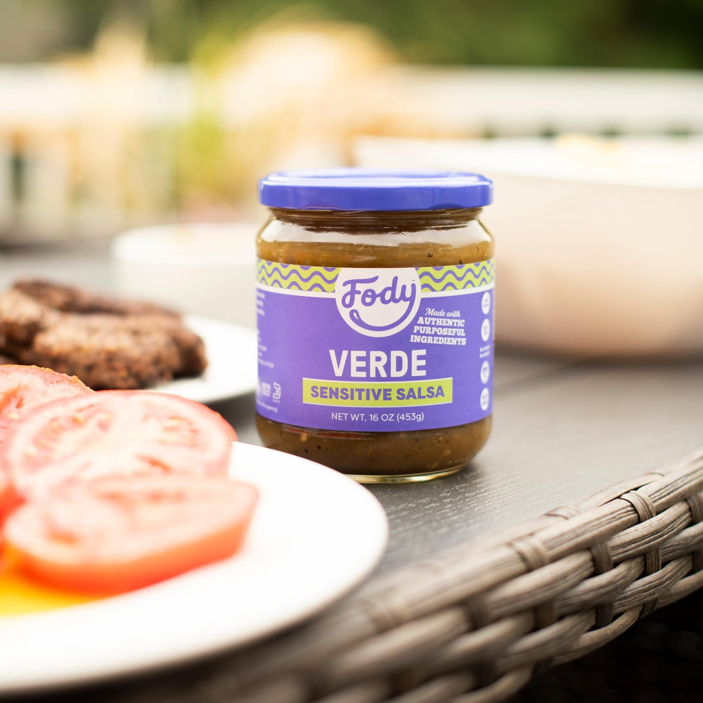 Fody Foods Salsa Verde, 16 Oz, Garlic and Onion Free, Low FODMAP Certified, Gut & IBS Friendly, Vegan, Non-GMO, Gluten Free, Ket