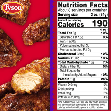 Tyson Honey BBQ Chicken Strips, 25 oz (Frozen)