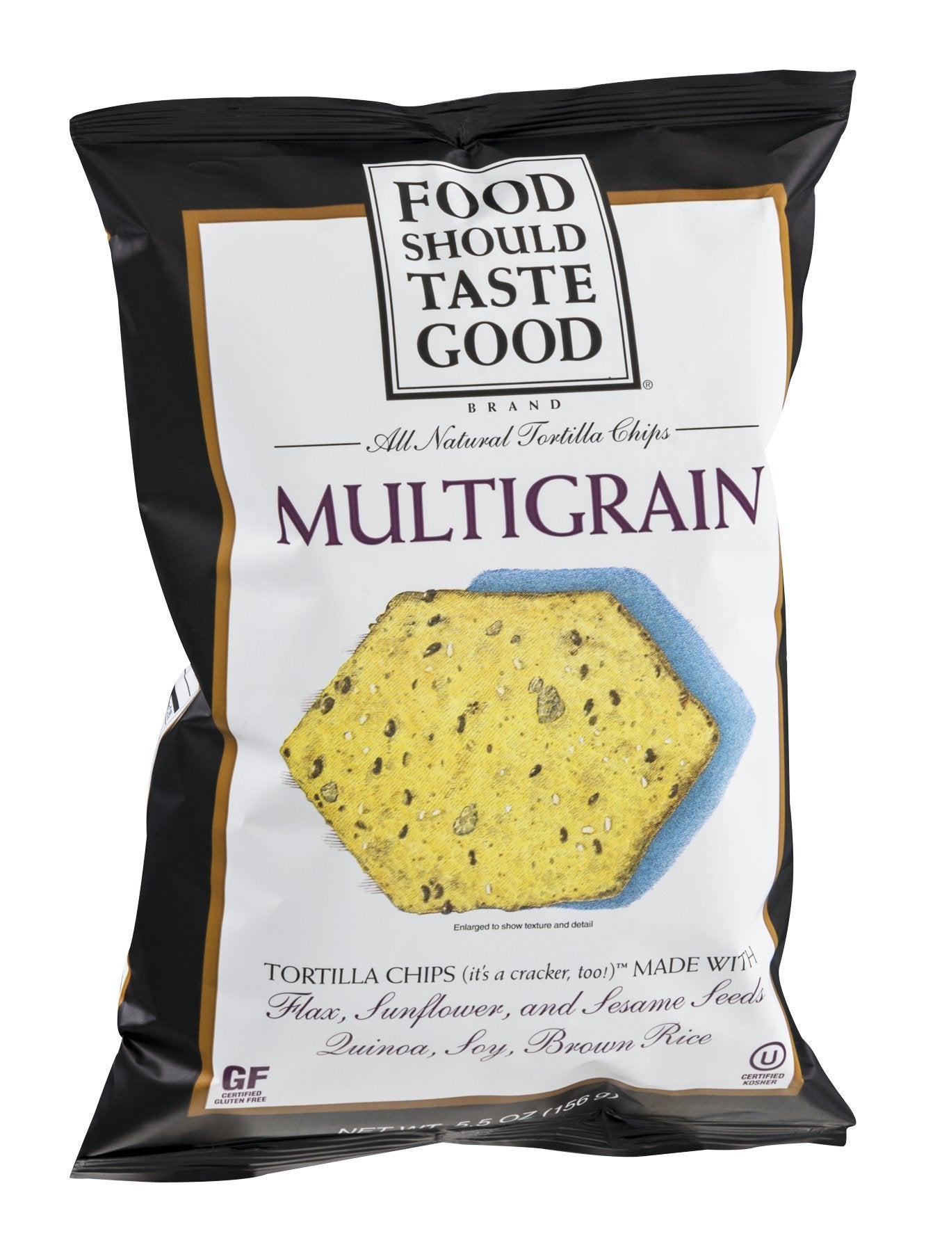 Food Should Taste Good, Tortilla Chips, Multigrain, Gluten Free Chips, 5.5 Oz (Pack Of 12)