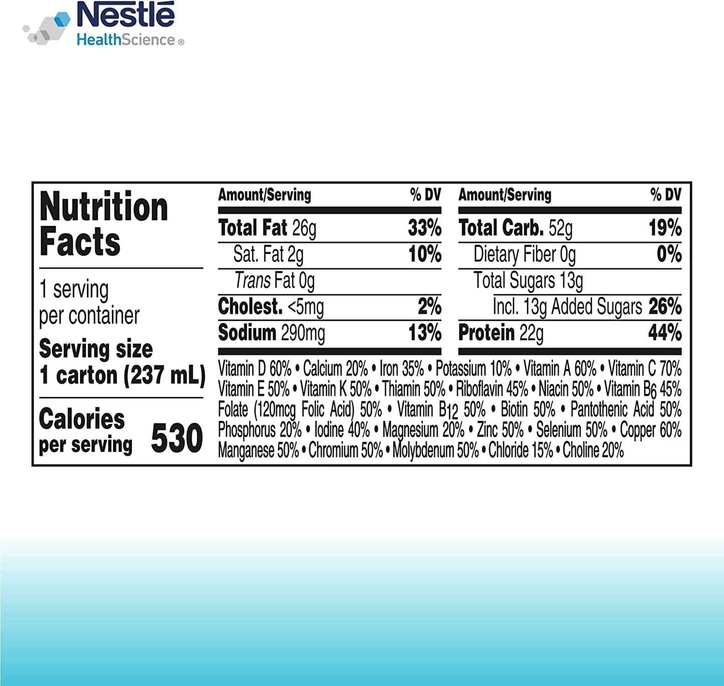Boost Very High Calorie Nutritional Drink Chocolate, Made with Natural Chocolate Flavor & No Artificial Flavors, Colors & Sweete