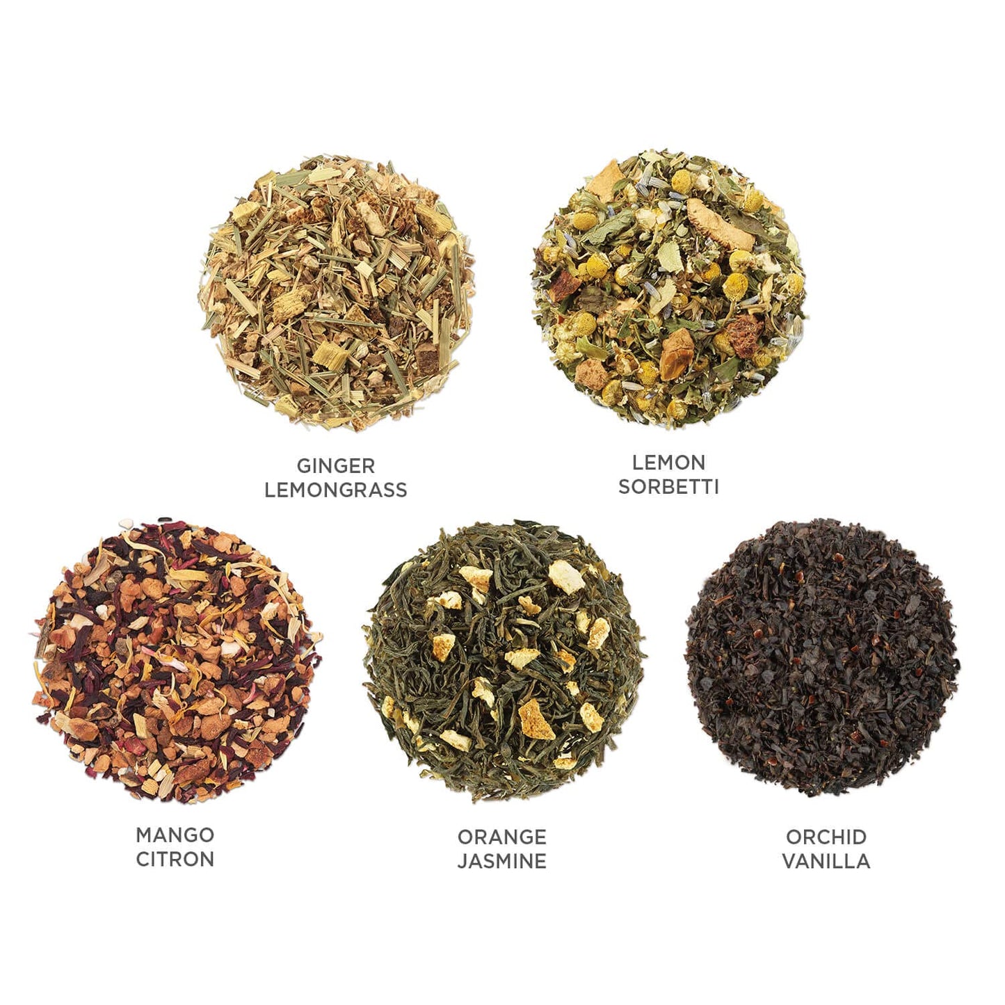 Tea Forte Organic Herb and Fruit Tea Sampler Gift Set, 10 Handcrafted Pyramid Infusers, Petite Presentation Box