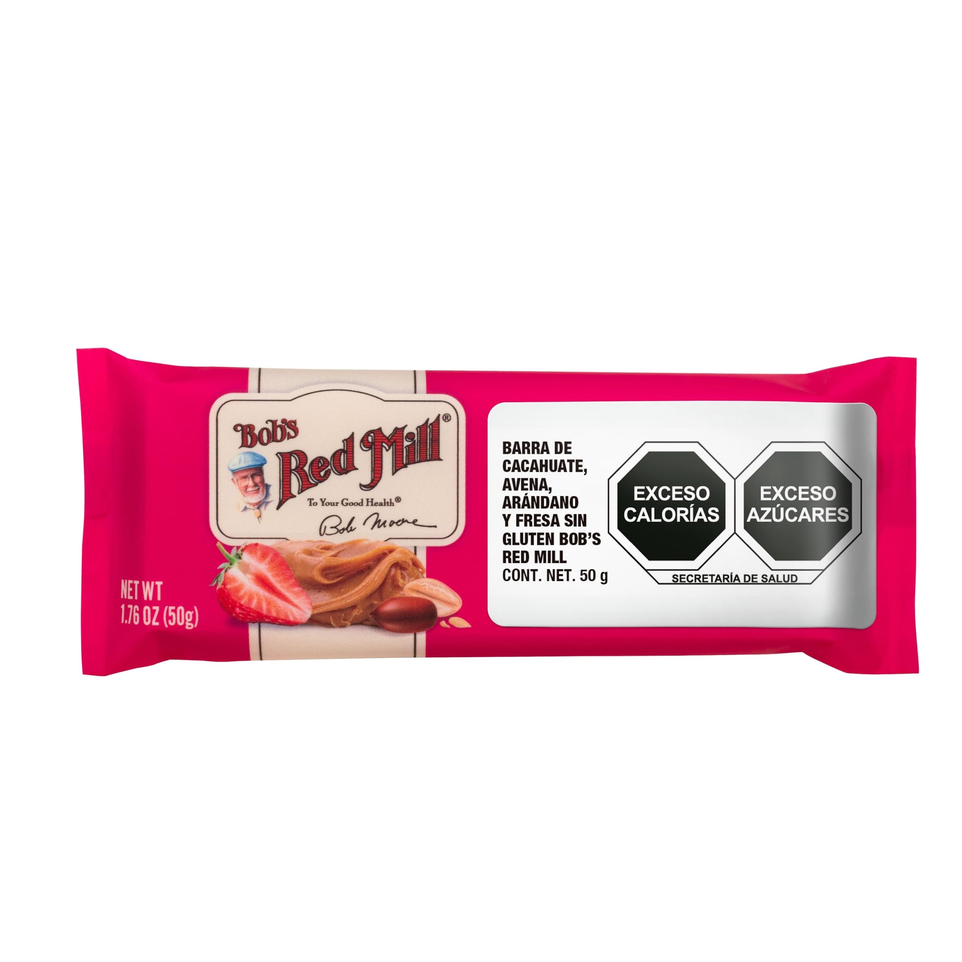 Bob's Red Mill Peanut Butter Jelly & Oats Snack Bar - 1.76 Ounce (Pack of 1) - Gluten Free, Non-GMO, Whole Grain