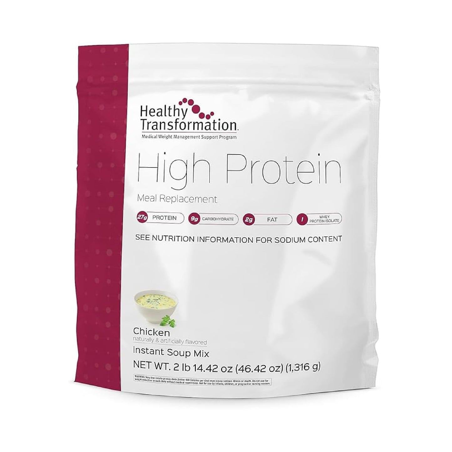 Bariatric Advantage High Protein Meal Replacement Drink Mix, Protein Powder Whey Isolate For Gastric Bypass And Sleeve Gastrecto