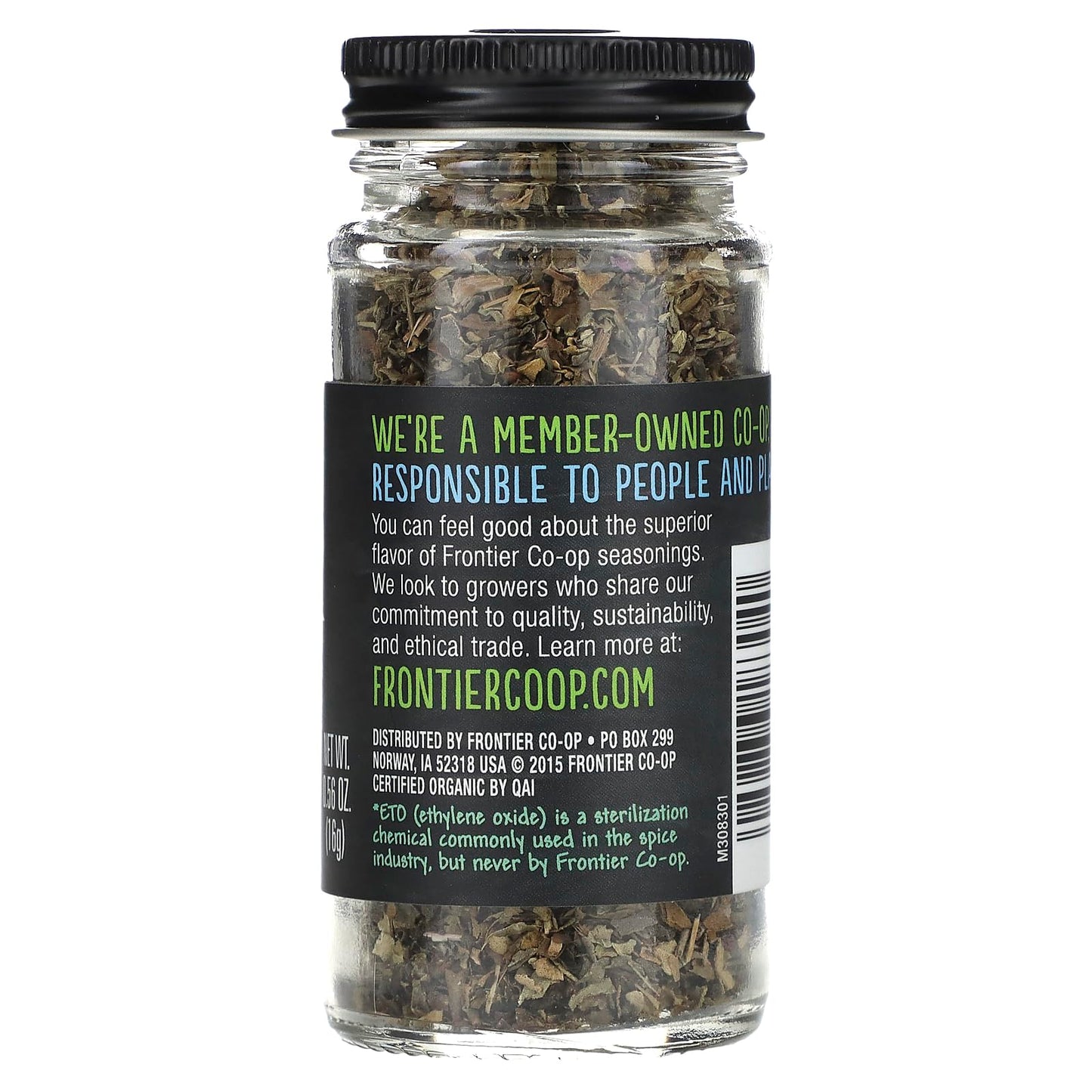 Frontier Herb Organic Basil Leaf 0.56 Oz