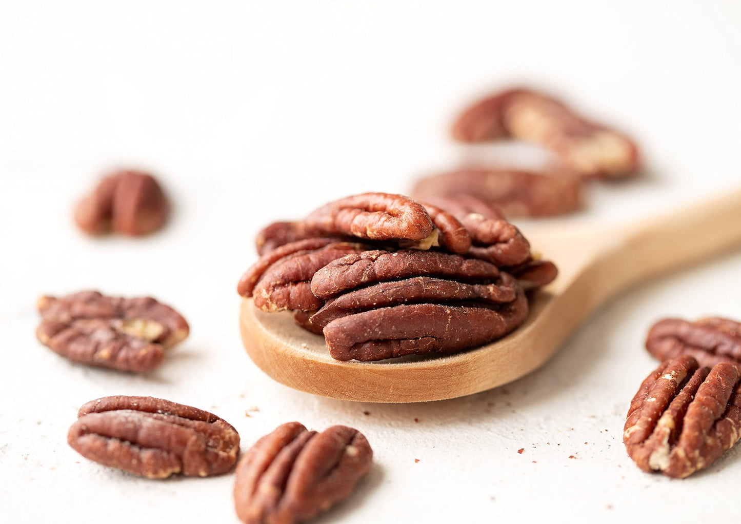 Food To Live Dry Roasted Pecan Halves With Himalayan Salt, 6 Pounds - Oven Roasted Lightly Salted Pecan Nuts, No Oil Added, Vega
