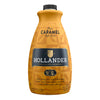 Classic Caramel Caf Sauce by Hollander Chocolate Co. | Net Wt. 91oz / 64 fl Oz. Large Bottle | NO Pump Included