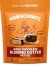 Manischewitz Mehadrin Dark Chocolate Real Almond Butter Patties 5oz, Gift Box, Heavenly Rich Chocolate wrapped around Smooth Cre