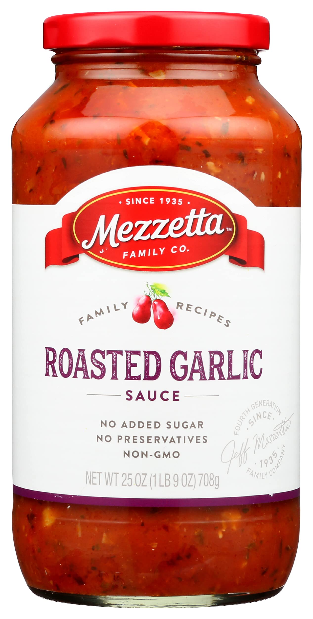 NAPA VALLEY BISTRO Pasta Roasted Garlic Sauce, 25 Ounce