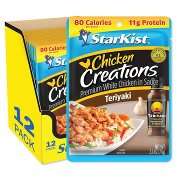 Starkist Chicken Creations Teriyaki - 2.6 Oz Pouch (Pack Of 12)