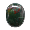 Bloodstone Palm Stone - Massage Worry Stone For Natural Body Chakra Balancing, Reiki Healing And Crystal Grid