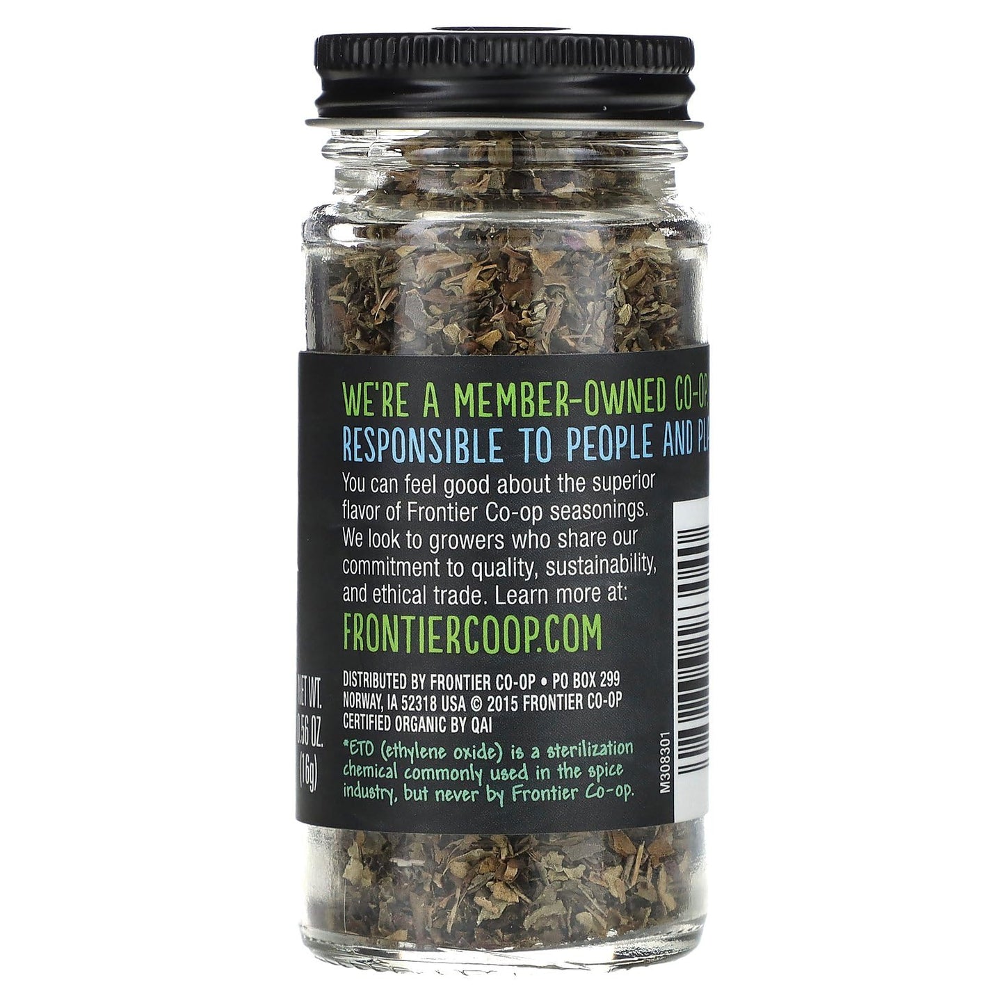Frontier Organic Sweet Basil Spice - Leaf Flakes - 0.56 Ounces