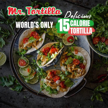 Mr. Tortilla Low Carb Tortilla Wraps - Keto Tortillas With Avocado Oil - Street Taco Size - 1 Net Carb Per Serving - Low Calorie