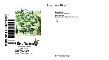 OliveNation Invertase, Natural Enzyme in Liquid Form for Candy Making, Non-GMO, Gluten Free, Kosher, Vegan - 16 ounces