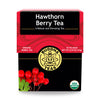 Buddha Teas Organic Hawthorn Berry Tea - Ou Kosher, Usda Organic, Ccof Organic, 18 Bleach-Free Tea Bags
