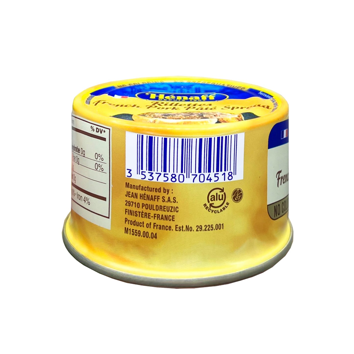 From France Henaff French Pork Pate Spread 127 Gr Pack Of 3