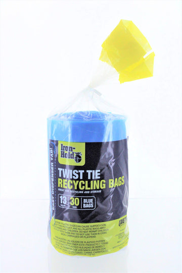 Berry Plastics 618781 30Ct 13Gal Blu Recycbag