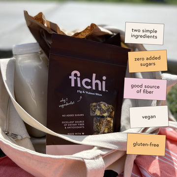 Fichi Fig and Walnut Bites Gluten-Free Snack, 7 Oz (Pack of 6)