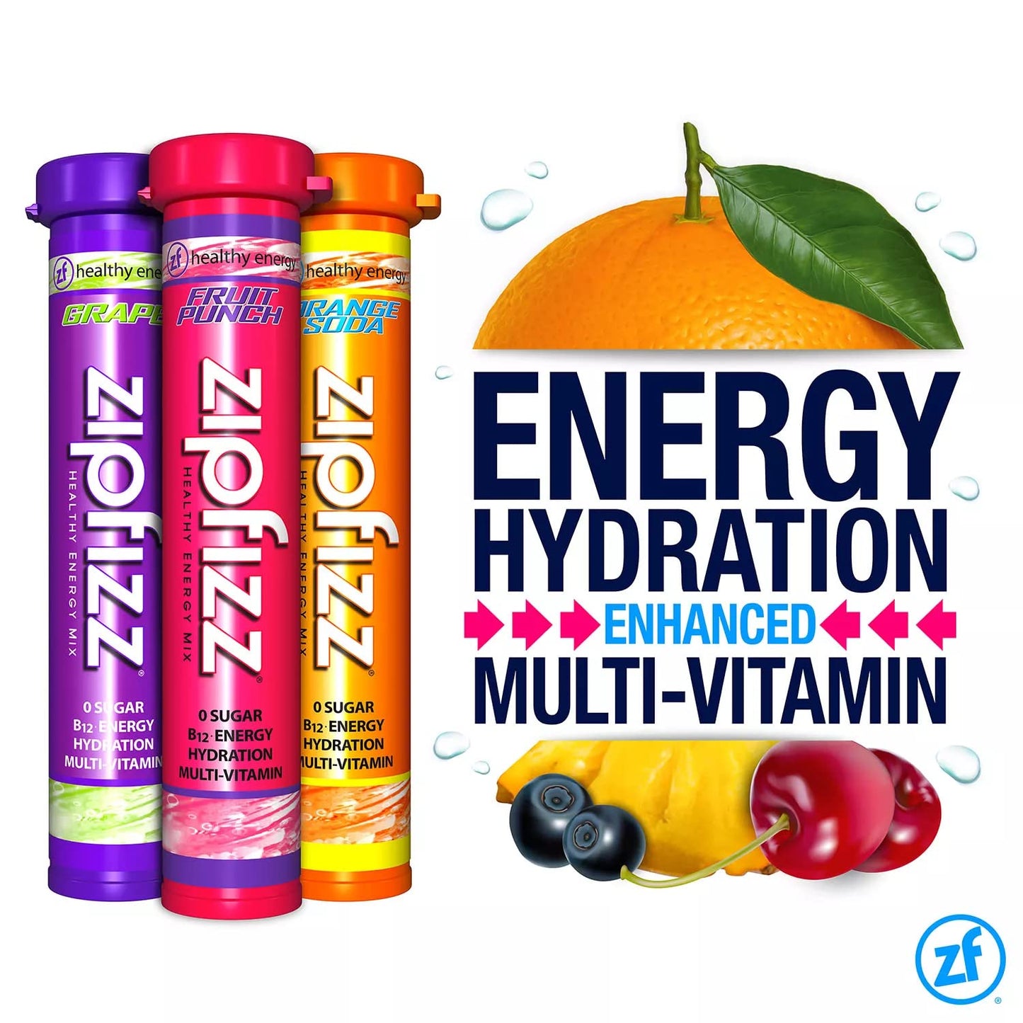 Zipfizz Healthy Energy Drink Mix, Variety Pack, 30 Tubes