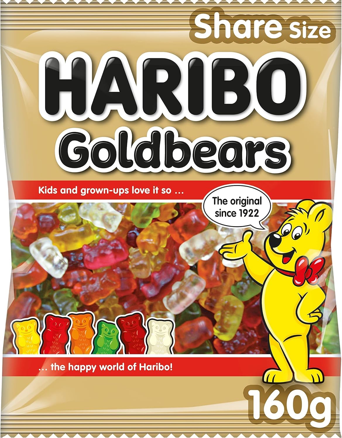 Haribo Christmas Gold Bears, 5.6 Oz
