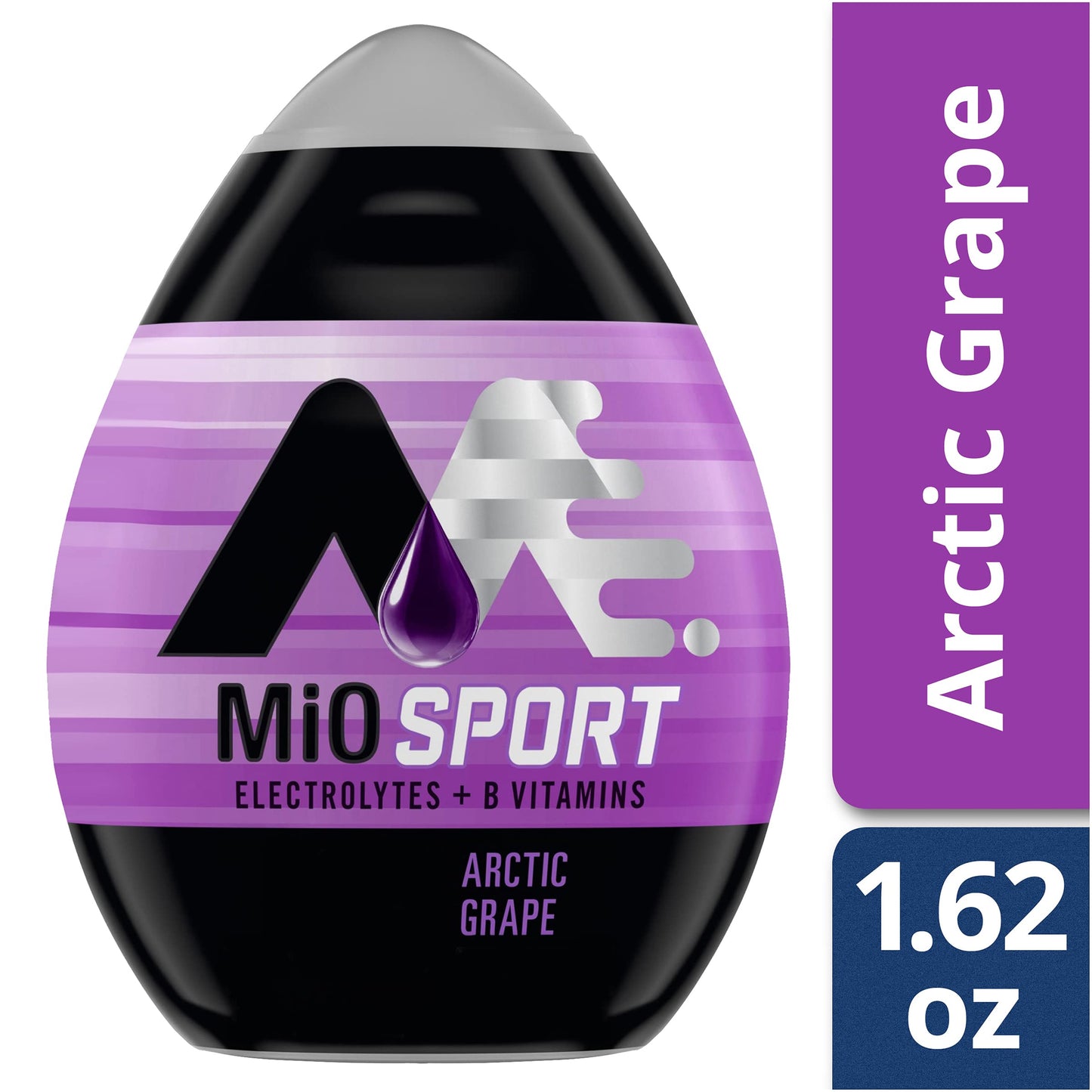 Mio Fit Water Enhancer - Arctic Grape, Makes 18 Servings + Vitamins, 1.62 Oz Each, (Pack Of 5)