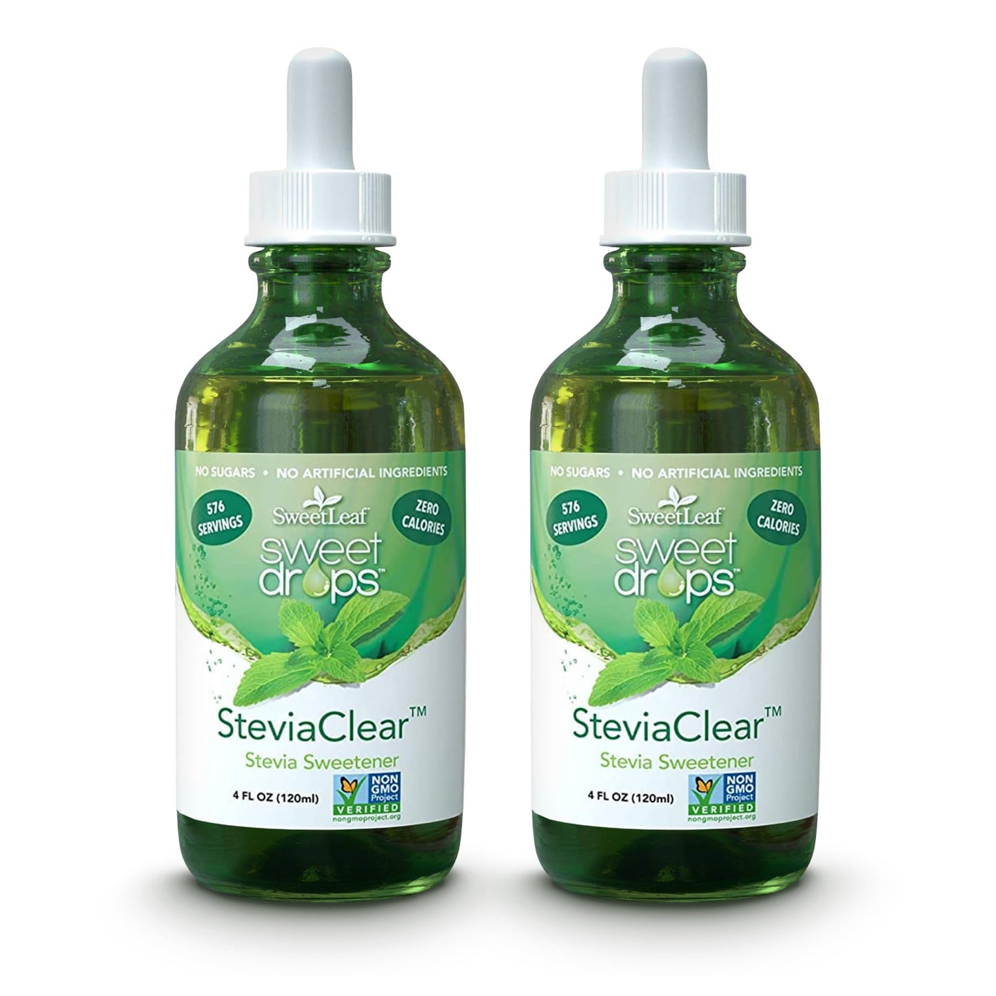 SweetLeaf Sweet Drops - Flavored Stevia Liquid Sweetener, Organic Extract, Zero Calorie, Gluten Free, Keto Friendly, Non GMO, Na