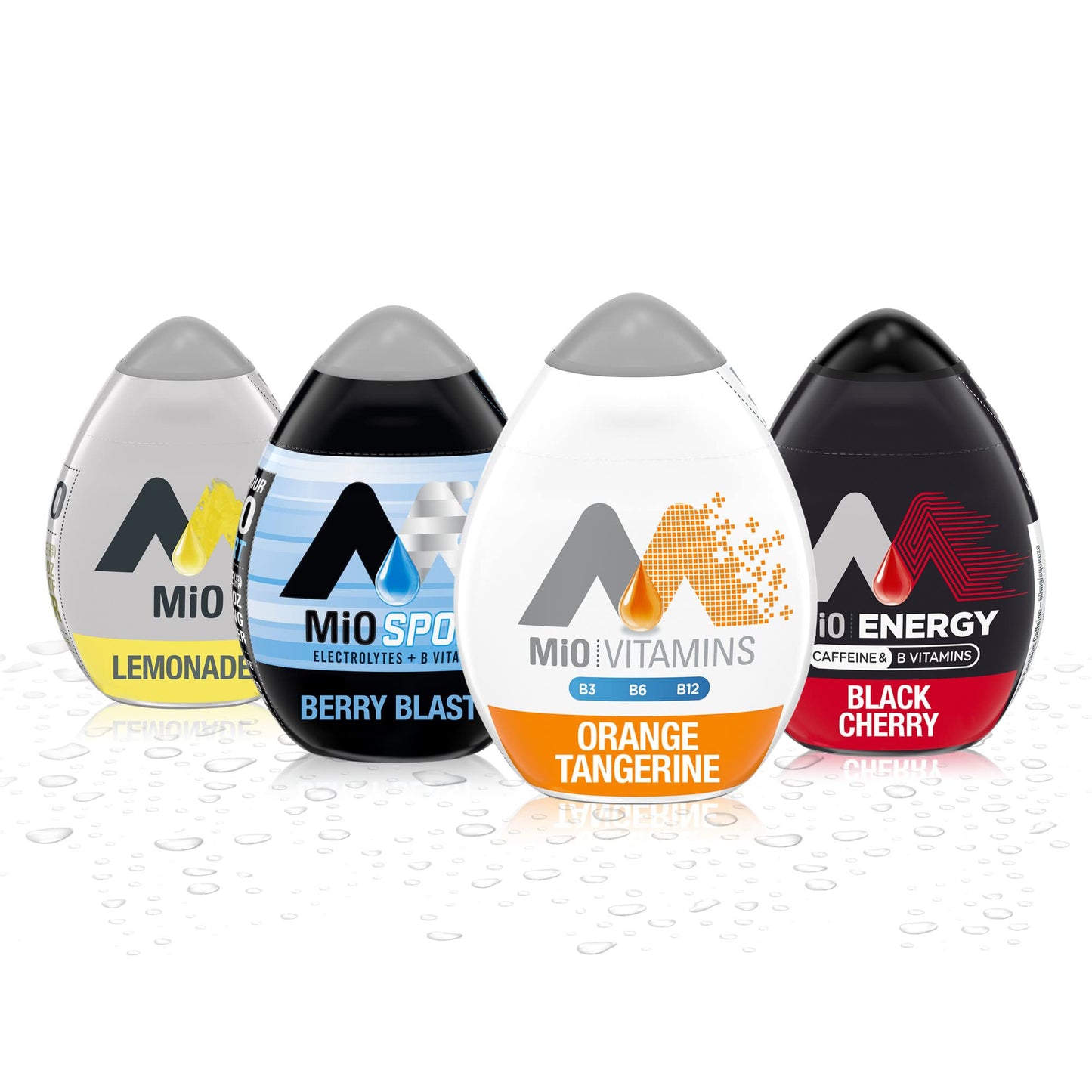 MiO Sugar-Free Versatile Fruit Variety Naturally Flavored Liquid Water Enhancer (4 Count 1.62 fl oz)