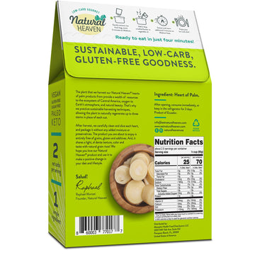 Natural Heaven Hearts Of Palm Rice Variety Pack - Low-Carb And Low-Calorie Brown Rice & White Rice, Keto, Paleo, Plant-Based Hea