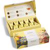 Tea Forte Soleil Organic Fruit And Flower Tea Petite Presentation Box, Sampler Gift Set With 10 Handcrafted Pyramid Tea Infusers