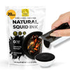 (5g x 20 Pack) Black Hut Squid Ink, Food Coloring Tinta Calamari for Rice Noodles Pasta Spaghetti Risotto, Cuttlefish Ink for Ba