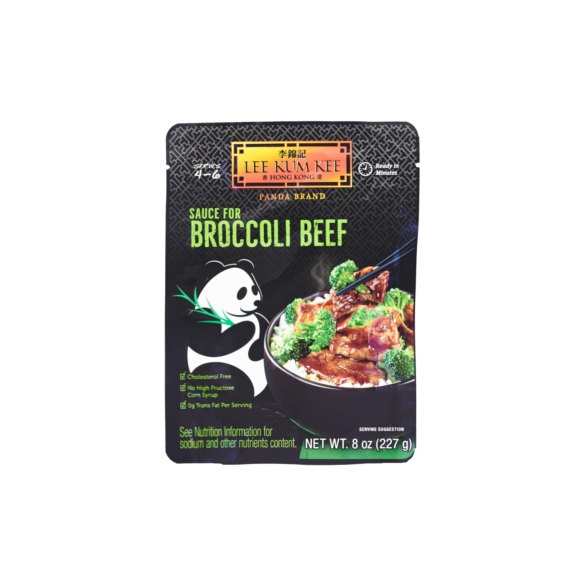 Lee Kum Kee Panda Brand Sauce for Broccoli Beef, 0g Trans Fat, No Artificial Flavors, No High Fructose Corn Syrup, Cholesterol F