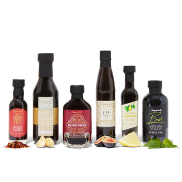 Thoughtfully Gourmet, Balsamic Vinegar Gift Set, Flavors Include Fig, Chili, Garlic And More, Igp Certified, Crafted In Modena,