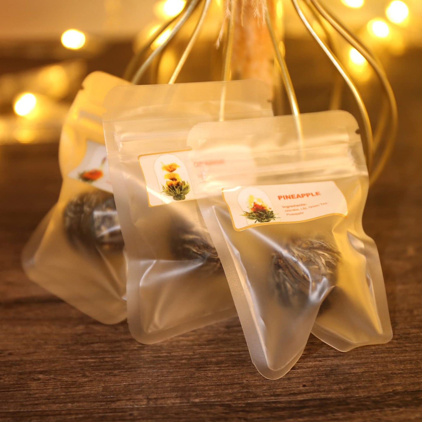 Fullchea - Blooming Flowering Tea, 12 Unique Varieties - Flowering Tea In 12 Delicious Fruit Flavors - Gift For Tea Lovers, Christmas, Anniversary, Valentine, Birthday