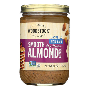 Woodstock Farms Lightly Toasted Almond Butter, 16 Ounce (Pack Of 12)